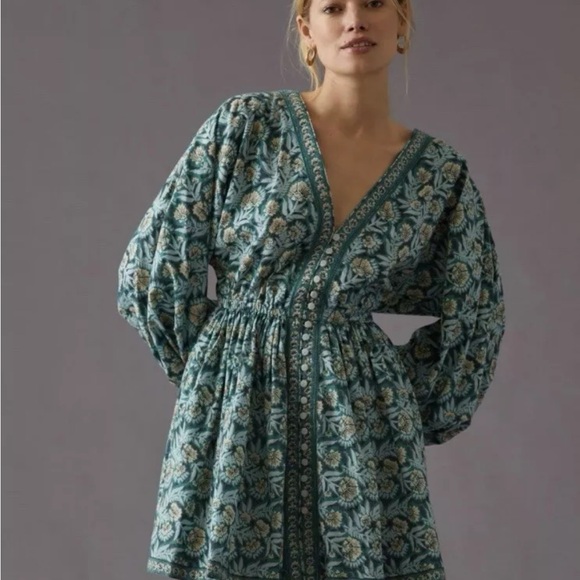 OMIKA - Harper Mini Dress - Margo Clover - Picture 2 of 13